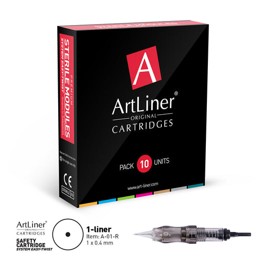 Cartouches d'aiguilles ROUND 1-liner (0,4 mm) ArtLiner®